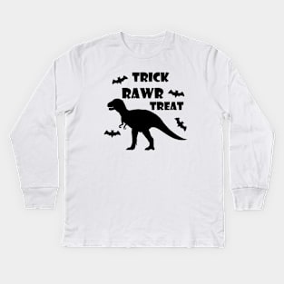 Dinosaur  - Trick Rawr Treat Kids Long Sleeve T-Shirt